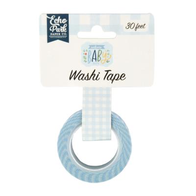 Echo Park Welcome Baby Boy Washi Tape - Perfect Plaid